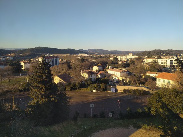 Belle vue du lycée Bellevue !